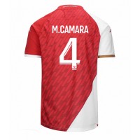 Fotbalové Dres AS Monaco Mohamed Camara #4 Domácí 2023-24 Krátký Rukáv